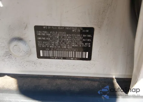 2009 Subaru Forester 2.5Xt Limited from USA, damaged, VIN JF2SH66669H703943